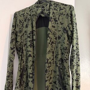 lululemon athletica Green Floral Utility Jacket